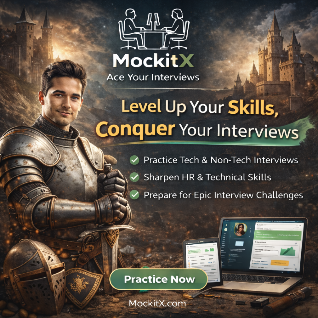 MockitX Interview Practice Platform - Book Your Session